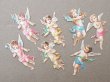 画像3: 1900年頃 アンティーク 天使 ダイカットクロモ 11点のセット  (3)