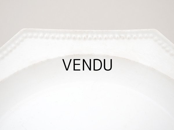 画像3: 1820年頃 アンティーク 大皿 オクトゴナル プレート 29cm - GIEN -  (3)