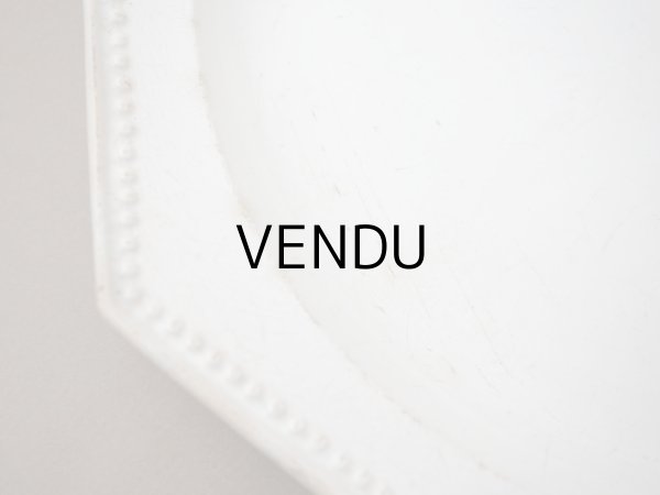 画像5: 1820年頃 アンティーク 大皿 オクトゴナル プレート 29cm - GIEN -  (5)