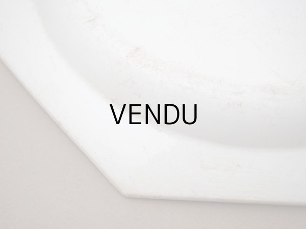 画像13: 1820年頃 アンティーク 大皿 オクトゴナル プレート 29cm - GIEN -  (13)