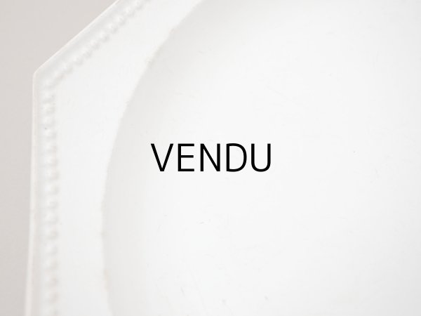 画像4: 1820年頃 アンティーク 大皿 オクトゴナル プレート 29cm - GIEN -  (4)