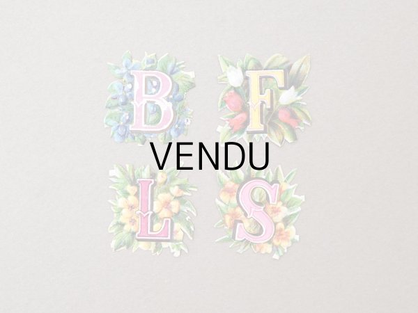 画像2: ＊蚤の市＊1900年頃 アンティーク ダイカットクロモ 16点のセット (2)