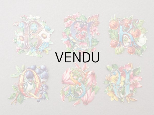 画像3: ＊蚤の市＊1900年頃 アンティーク ダイカットクロモ 16点のセット (3)