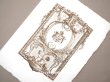 画像1: アンティーク メニューカード 天使＆薔薇のガーランド 1860-1910 (1)
