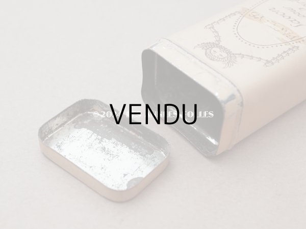 画像7: アンティーク ARYS パウダーソープボックス メタル缶 SAVON POUR LA BARBE - ARYS PARIS - (7)