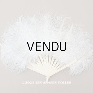 画像: アンティーク ドール用 フェザーのファン 扇子