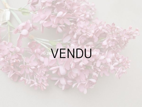 画像8: 【クリスマスセール2024対象外】アンティーク ライラックの大きな布花 オールドローズ (8)