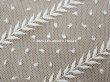 画像4: 【クリスマスセール2024対象外】アンティーク ドット刺繍入り チュールレース  生成り 43×100cm (4)