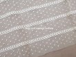 画像3: 【クリスマスセール2024対象外】アンティーク ドット刺繍入り チュールレース  生成り 43×100cm (3)