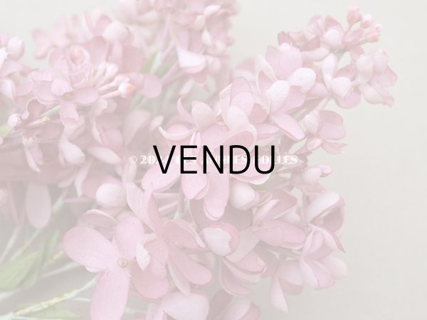 画像10: 【クリスマスセール2024対象外】アンティーク ライラックの大きな布花 オールドローズ (10)