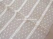 画像2: 【クリスマスセール2024対象外】アンティーク ドット刺繍入り チュールレース  生成り 43×100cm (2)