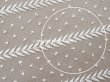 画像7: 【クリスマスセール2024対象外】アンティーク ドット刺繍入り チュールレース  生成り 43×100cm (7)