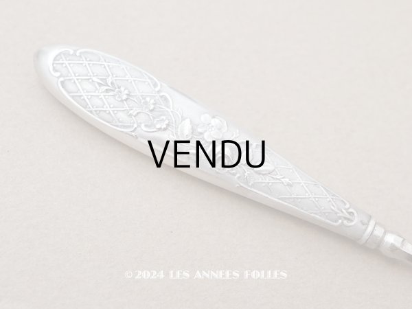 画像5: 【クリスマスセール2024対象外】アンティーク シルバー製 薔薇のかぎ針 クロシェ  (5)