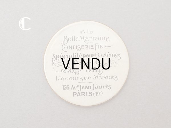 画像7: アンティーク コンフィズリーの手鏡 ハンドミラー (7)