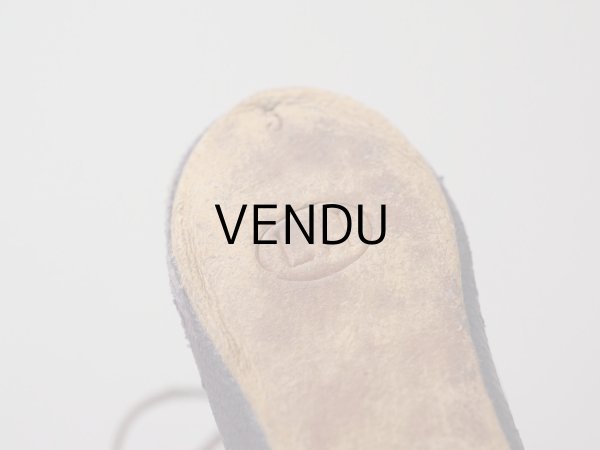 画像5: 【クリスマスセール2024対象外】19世紀末 アンティーク ドールシューズ レザー ダークブラウン L.I. 約4.8cm (5)