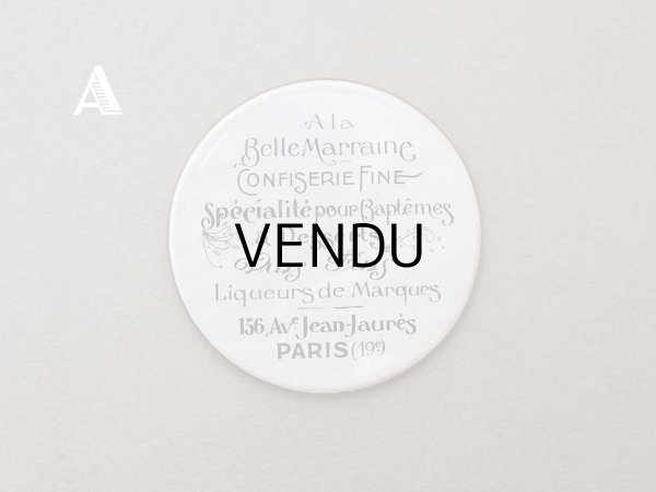 画像3: アンティーク コンフィズリーの手鏡 ハンドミラー (3)