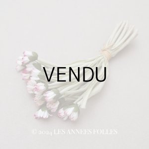画像: アンティーク デイジーの蕾の布花 