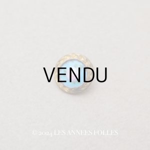 画像: 19世紀末 アンティーク エナメルボタン 薔薇 ハンドペイント 9.5mm