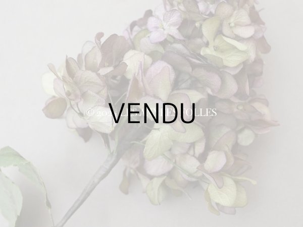 画像5: アンティーク 紫陽花の布花 (5)