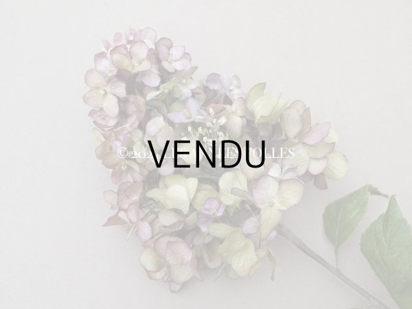 画像3: アンティーク 紫陽花の布花 (3)