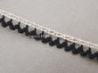 画像2: アンティーク スカラップレース モノトーン 8mm幅 (2)