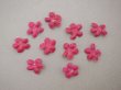 画像3: アンティーク 布花 ベルベットの花びら 10ピースのセット チェリーピンク 18mm (3)