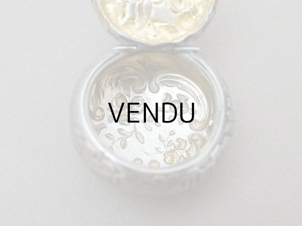 画像5: アンティーク 菫のパウダーケース  (5)