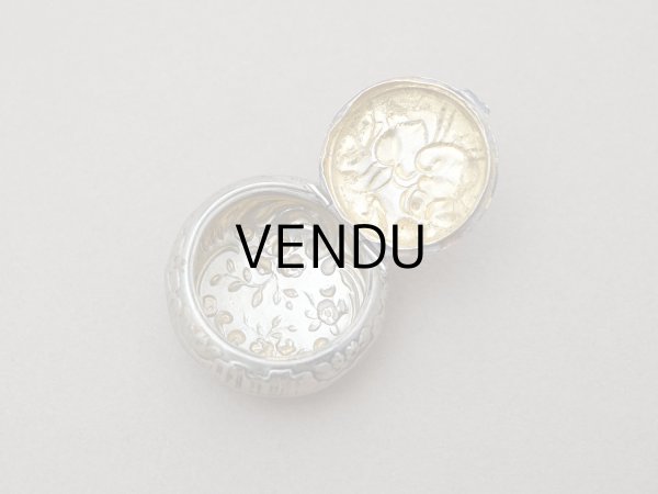 画像3: アンティーク 菫のパウダーケース  (3)