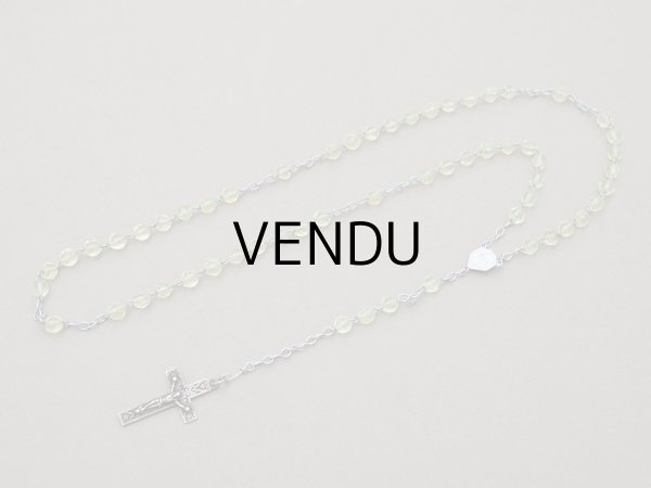 画像7: アンティーク ウラングラスのロザリオ  (7)