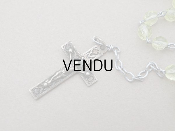 画像5: アンティーク ウラングラスのロザリオ  (5)