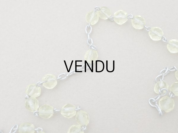 画像6: アンティーク ウラングラスのロザリオ  (6)