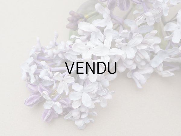 画像5: アンティーク ライラックの大きな布花 アイスパープル＆アイスブルー ラベル付き (5)