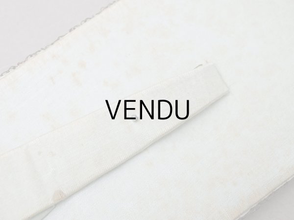 画像8: 1900年頃 アンティーク リボン刺繍＆スパンコール 温度計 (8)