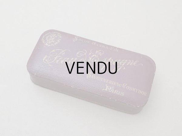 画像2: アンティーク ソープボックス  SAVON EXTRA-FIN PEAU D'ESPAGNE  - COSMYDOR - (2)