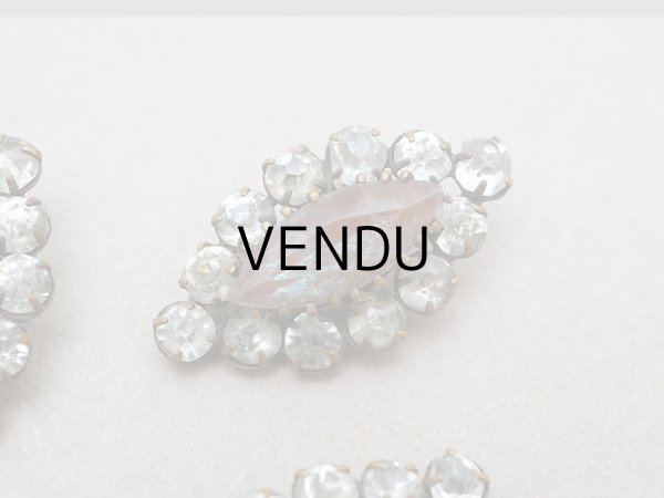 画像3: 19世紀 アンティーク サフィレットのボタン 3点セット (3)