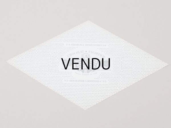 画像2: ＊蚤の市＊1904年 アンティーク チョコレートのラベル 4点セット (2)