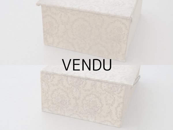 画像10: アンティーク カルトナージュボックス ハンカチ入れ チェストの引き出し MONCHOIRS (10)