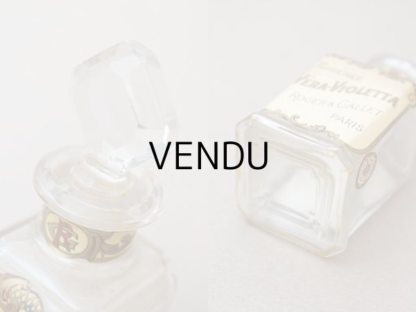 画像4: アンティーク パフュームボトル 香水瓶 VERA VIOLETTA - ROGER&GALLET PARIS - (4)