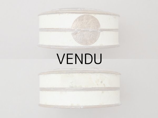 画像7: アンティーク 菫のパウダーボックス POUDRE DE RIZ SURFINE A LA VIOLETTES PARIS  (7)