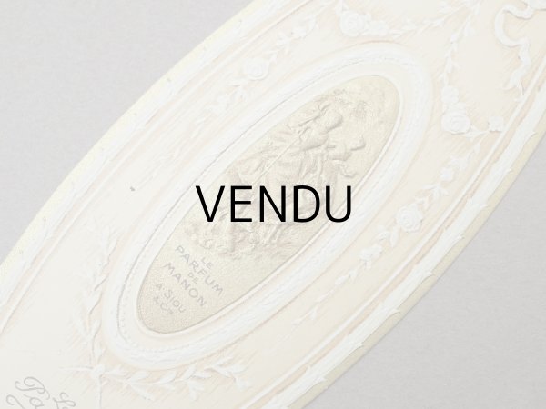 画像3: アンティーク パフュームラベル 薔薇とリボンのガーランド LE PARFUM DE MANON - A.SIOU&Cie - (3)