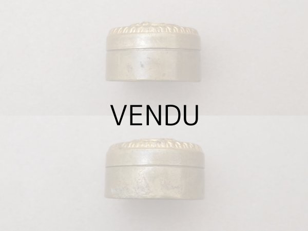 画像4: アンティーク 小さなパウダーボックス - RUBIS POMPADOUR PARIS - (4)