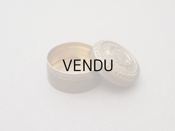 画像6: アンティーク 小さなパウダーボックス - RUBIS POMPADOUR PARIS - (6)