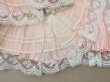画像7: 【セール対象外】【クーポン対象外】1900年頃 アンティーク ベビー用 袖付きケープ&スタイのセット シルク製  レース＆プリーツ (7)