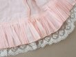 画像22: 【セール対象外】【クーポン対象外】1900年頃 アンティーク ベビー用 袖付きケープ&スタイのセット シルク製  レース＆プリーツ (22)