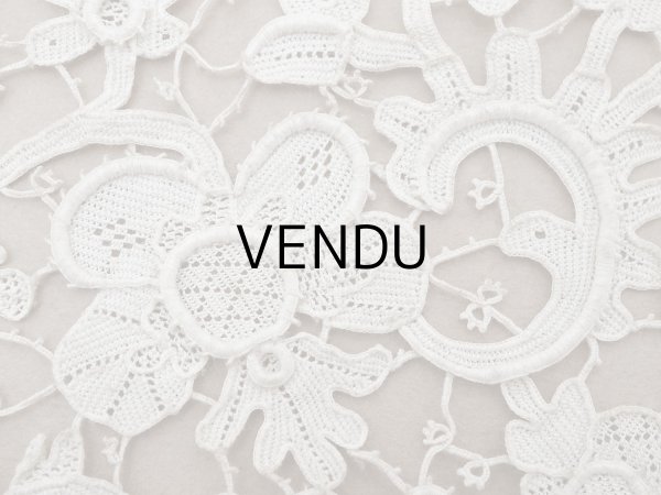 画像7: 17世紀 アンティーク グロ・ポワン・ド・ヴニーズ 41cm 11.7cm幅 ヴェネチアンレース (7)