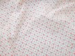 画像4: 未使用 アンティーク 小さな薔薇模様のファブリック オフホワイト＆ピンク 幅116cm (4)
