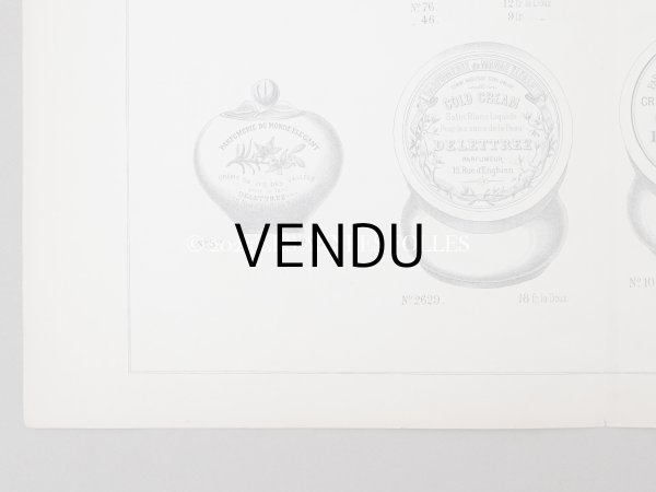 画像4: アンティーク パフュームリーのデザイン画  PLANCHE 26 - DELETTREZ PARIS - (4)