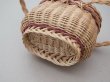画像7: アンティーク ドール用 パニエ ボルドーのライン入り (7)