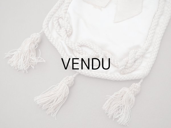 画像4: 1900年頃 アンティーク シルク製 初聖体のオモニエール パウダーピンク (4)