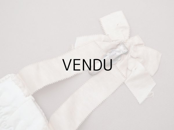 画像6: 1900年頃 アンティーク シルク製 初聖体のオモニエール パウダーピンク (6)